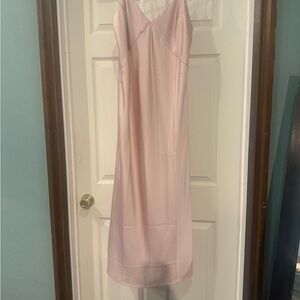 Elegant Pink Slip Dress